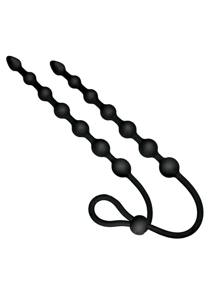 Ass-Sation Dual Silicone Anal Beads — image 3 of 4