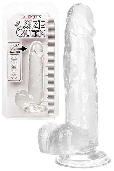 Calexotics Size Queen 8" Realistic Dildo With Balls — image 7 of 18