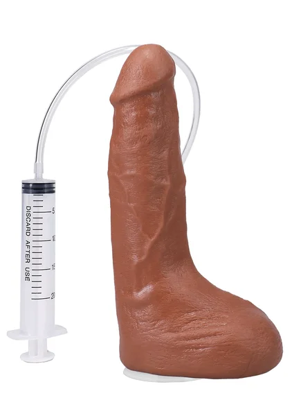 The Realistic Cock - Squirting Cock - With Removable Vac-U-Lock Suction Cup - ULTRASKYN - 9.5" (with Balls) — image 6 of 15