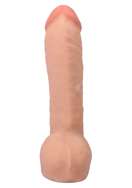 The Realistic Cock - Hung with Removable Vac-U-Lock Suction Cup - ULTRASKYN - 12" (with Balls) — image 2 of 16