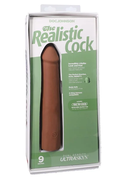 The Realistic Cock - With Removable Vac-U-Lock Suction Cup - ULTRASKYN - 9" — image 10 of 15