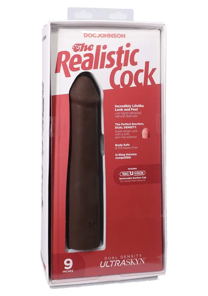 The Realistic Cock - With Removable Vac-U-Lock Suction Cup - ULTRASKYN - 9" — image 15 of 15