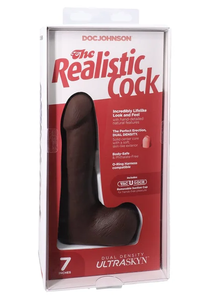 The Realistic Cock - With Removable Vac-U-Lock Suction Cup - ULTRASKYN - 7" (with Balls) — image 15 of 15