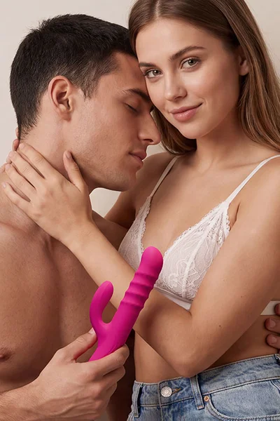 Lovense Velvo 9.7" App Controlled Rotating & Rolling Rabbit Vibrator — image 11 of 18