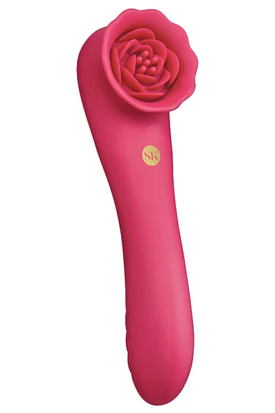 Secret Kisses Rosegasm Rose Quake 7.4" Dual Ended Tapping Vibrator — image 8 of 15