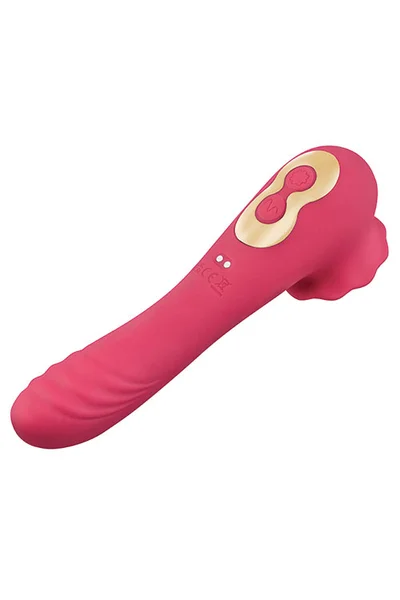 Secret Kisses Rosegasm Rose Quake 7.4" Dual Ended Tapping Vibrator — image 4 of 15