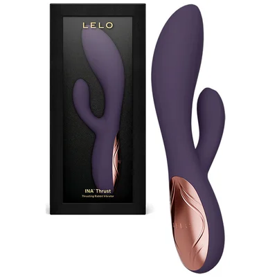lelo ina thrust 77 thrusting rabbit vibrator with app control