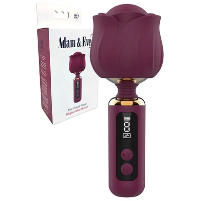 adam and eve the royal rose 5 mini wand vibrator