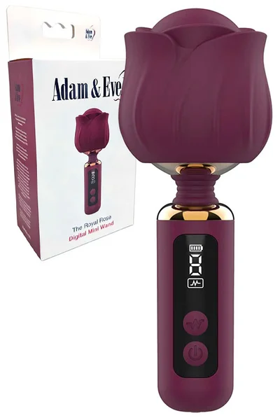 Adam and Eve The Royal Rose 5" Mini Wand Vibrator — image 7 of 18