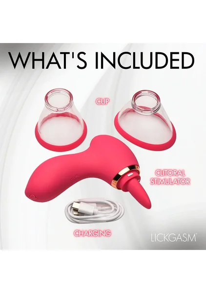 Lickgasm Plump Pleasure Licking and Sucking Clitoral Stimulator — image 7 of 9