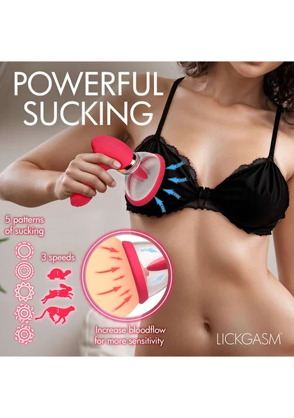 Lickgasm Plump Pleasure Licking and Sucking Clitoral Stimulator — image 5 of 9