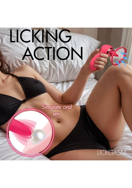 Lickgasm Plump Pleasure Licking and Sucking Clitoral Stimulator — image 4 of 9