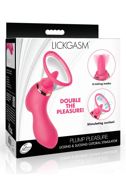 Lickgasm Plump Pleasure Licking and Sucking Clitoral Stimulator — image 8 of 9