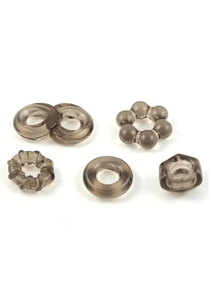 Enhancer Five-Piece Cock Ring Set — image 3 of 12