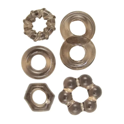 enhancer five piece cock ring set