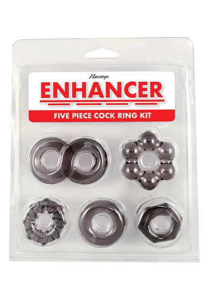 Enhancer Five-Piece Cock Ring Set — image 4 of 12