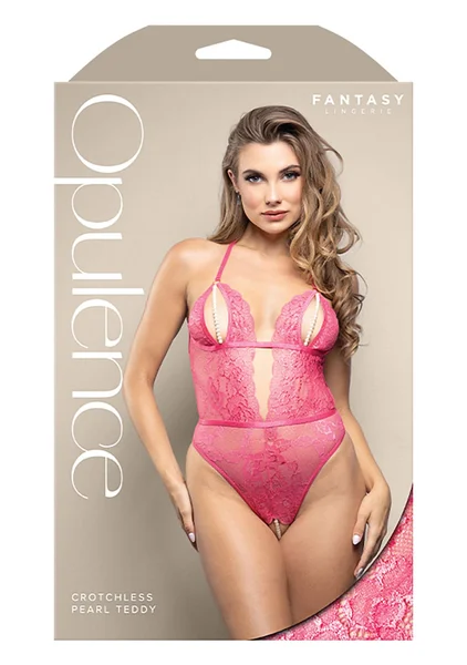 Crotchless Pearl Teddy — image 3 of 3