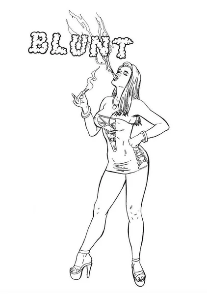 I Can Smoke Weed Out of That Coloring Book — image 4 of 4