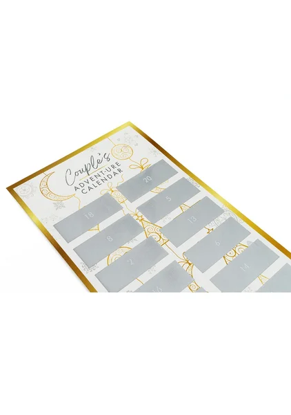 The Couple's Advent-ure Scratch Calendar — image 4 of 5