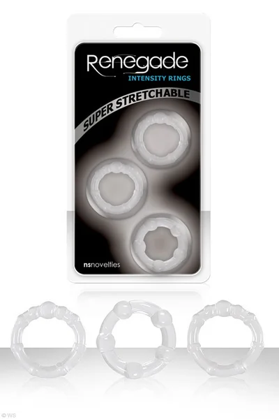 nsnovelties Intensity Cock Rings (Set of 3) — image 2 of 3