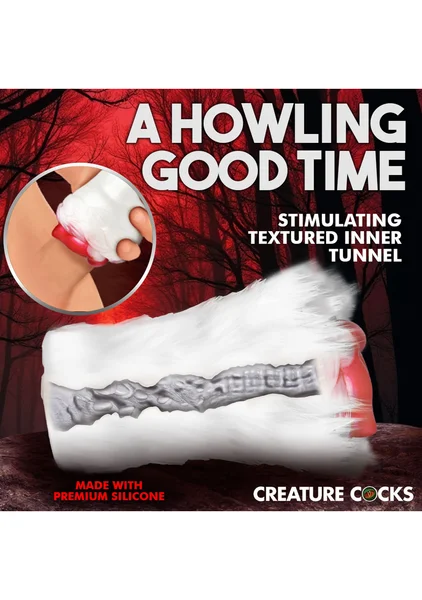 Creature Cocks - Snow She-Wolf Silicone Stroker — image 3 of 7