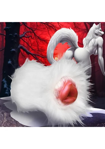 Creature Cocks - Snow She-Wolf Silicone Stroker — image 6 of 7