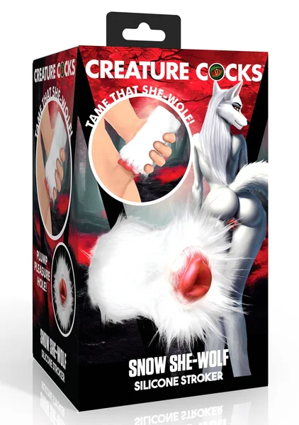 Creature Cocks - Snow She-Wolf Silicone Stroker — image 7 of 7
