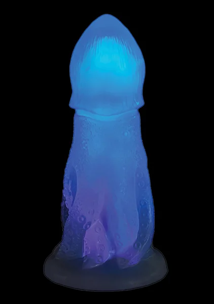 Creature Cocks - Cocktopus Deluxe Glow-in-the-Dark Vibrating Silicone Dildo — image 3 of 8