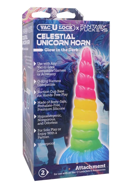 Vac-U-Lock x Fantasy Fuckers - Celestial Unicorn Horn — image 2 of 2