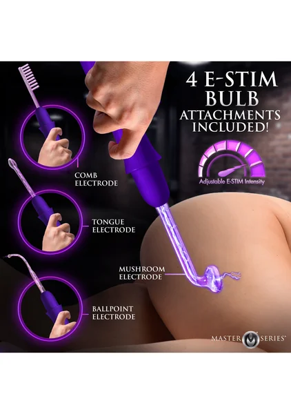 Elektrawand Rechargeable Violet Wand with Attachments — image 11 of 15