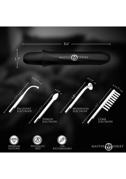Elektrawand Rechargeable Violet Wand with Attachments — image 6 of 15