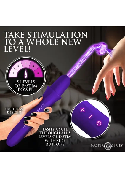 Elektrawand Rechargeable Violet Wand with Attachments — image 10 of 15