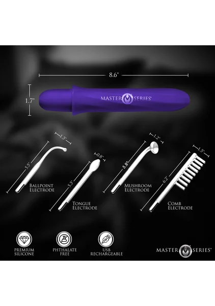 Elektrawand Rechargeable Violet Wand with Attachments — image 13 of 15