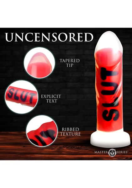 SLUT Silicone Dildo — image 3 of 7