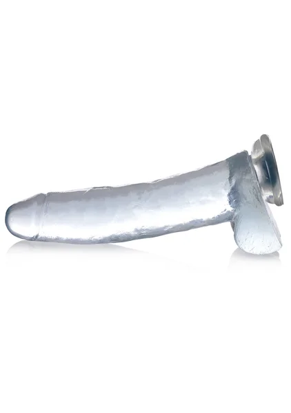 Jock C-Thru - 11" Clear Dong with Balls — image 2 of 6