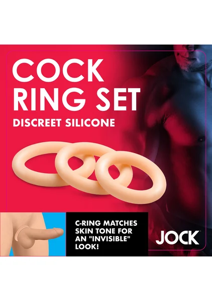 Jock Discrete Silicone Cock Ring Set — image 3 of 25