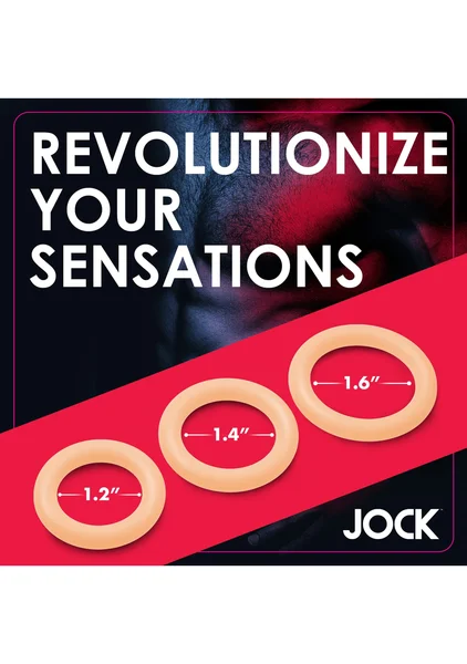 Jock Discrete Silicone Cock Ring Set — image 8 of 25