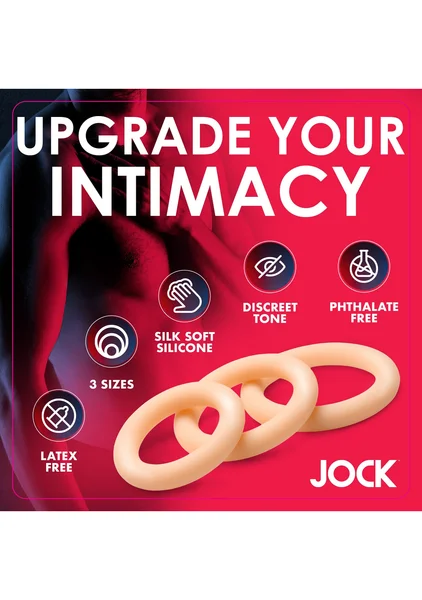 Jock Discrete Silicone Cock Ring Set — image 6 of 25