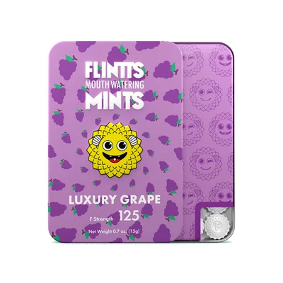 flintts mints luxury grape f strength 125