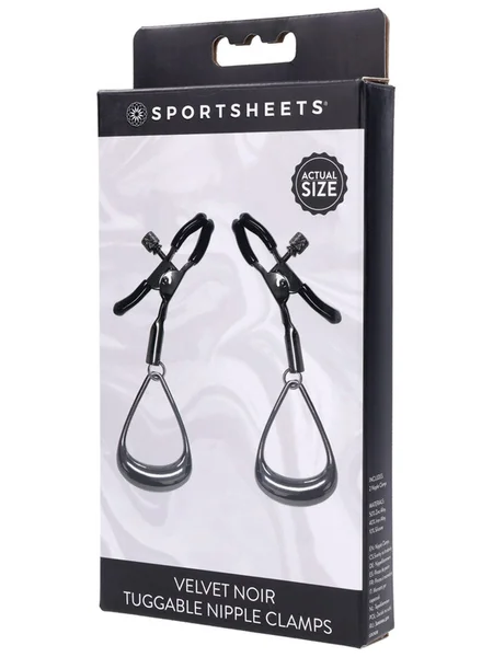 Velvet Noir Tuggable Nipple Clamps — image 6 of 9