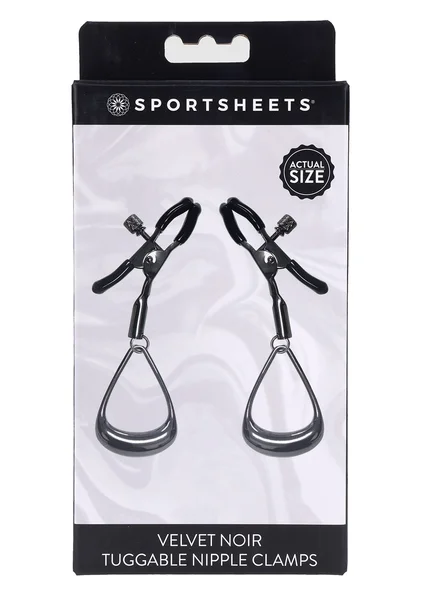 Velvet Noir Tuggable Nipple Clamps — image 4 of 4