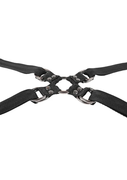 Velvet Noir Adjustable Hog Tie and Cuff Set — image 3 of 9