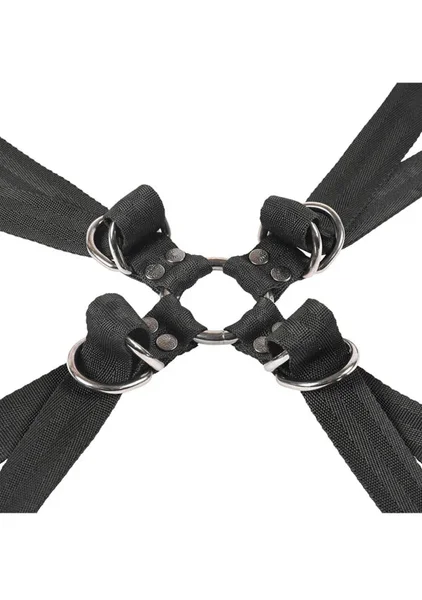 Velvet Noir Adjustable Hog Tie and Cuff Set — image 13 of 21