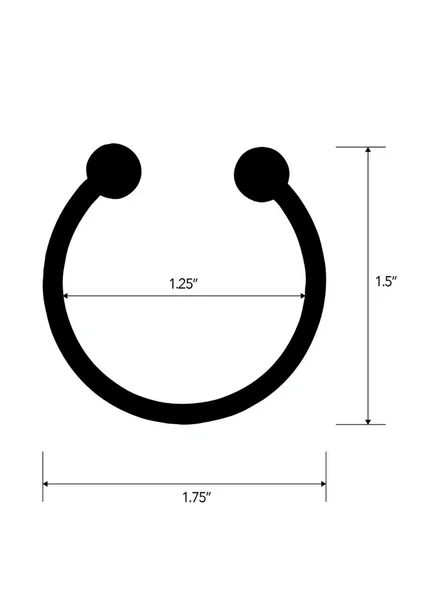 Stainless Steel Bull Nose Glans Ring — image 3 of 4