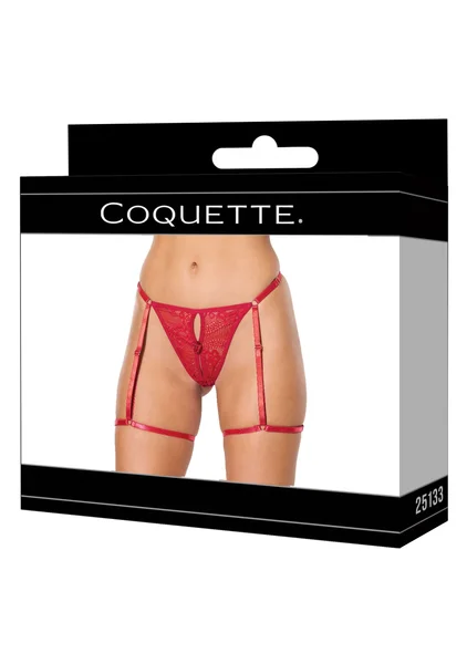 Endless Nights Thong with Attached Gartered Leg Bands — image 7 of 7