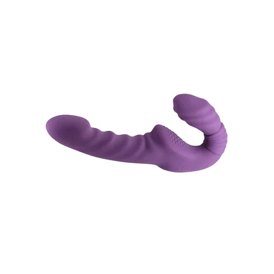 lions den intimate pleasures strapless strap on vibrator
