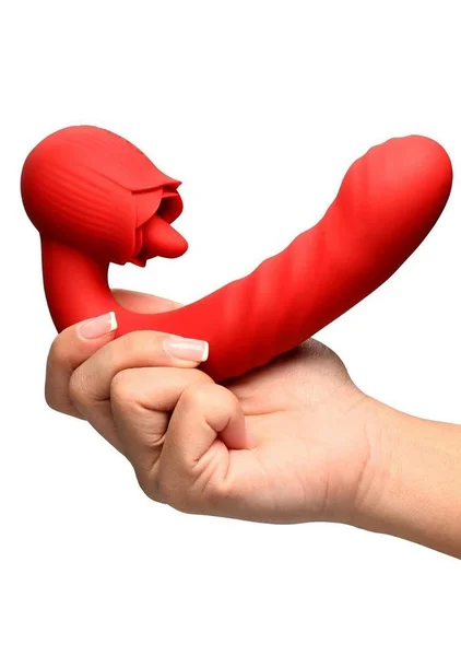 Bloomgasm Boom Bloom Thrusting and Licking Rose Vibrator — image 5 of 8