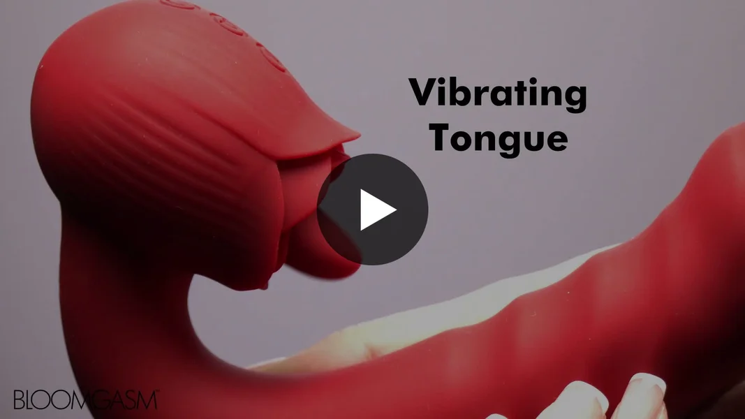 Bloomgasm Boom Bloom Thrusting and Licking Rose Vibrator — image 8 of 8
