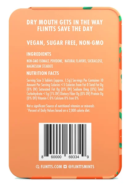 Flintts Mints - Sour Tangerine (F Strength 175) — image 2 of 2