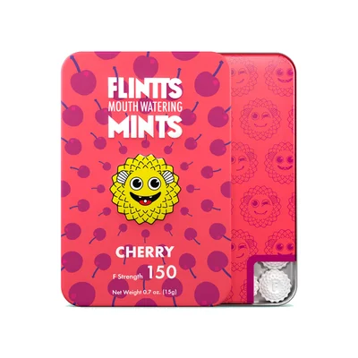 flintts mints cherry f strength 150